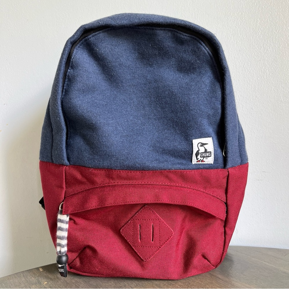 CHUMS One Shoulder Backpack Two-tone Red & Blue